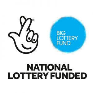 Big Lottery Fund logo: "National Lottery funded"
