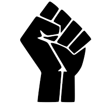 Black Lives Matter raised fist logo