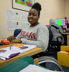 Photograph of ALLFIE's Yewande Akintelu-Omoniyi