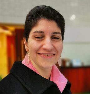 Close-up headshot of Armineh Soorenian, ALLFIE's ‘Our Voice’ Project Co-ordinator