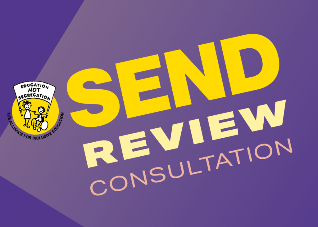 ALLFIE SEND Review Consultation flyer