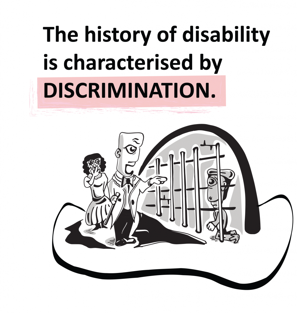 Text box: Disabled People; Some History and Politics
