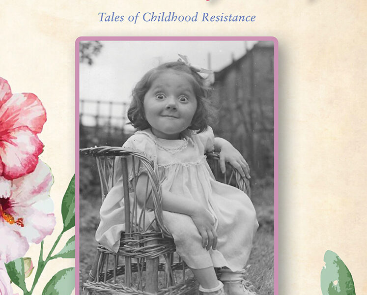 Cover of 'An Ordinary Baby' book with a photograph of Micheline Mason, author.