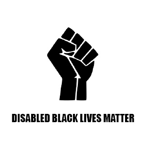 Disabled Black Lives Matter logo
