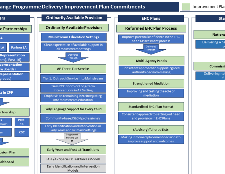 Change Programme Delivery: Improvement Plan Commintments