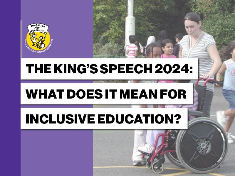 What’s in the King’s Speech on Inclusive Education? 